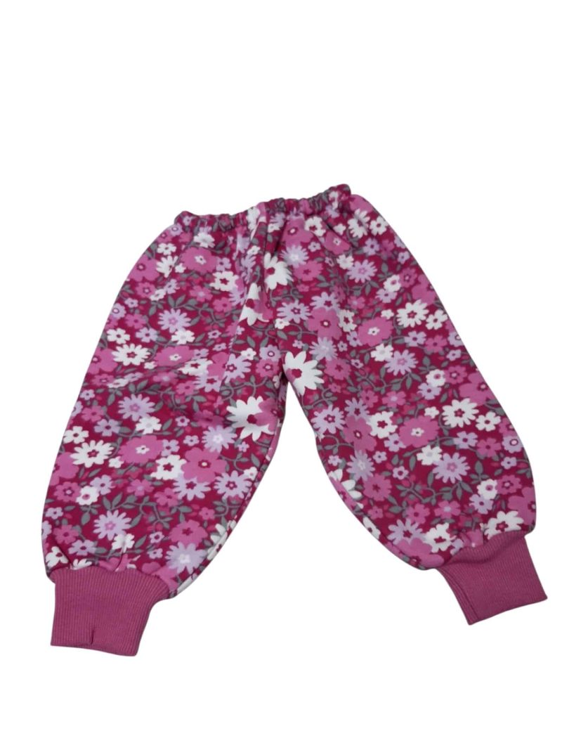 PANTALON ALG FUCSIA FLORES PUÑO  2 T6M APROX
