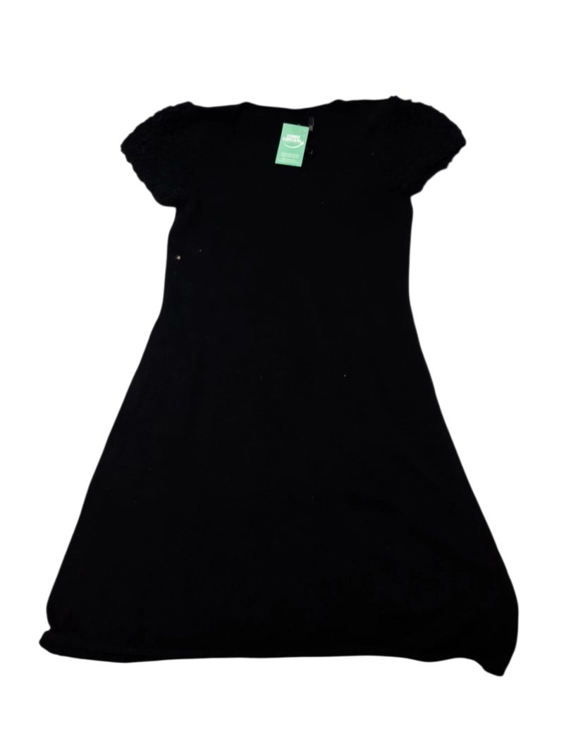 VESTIDO LANITA NEGRO MANGAS LABRADAS IKKS T10