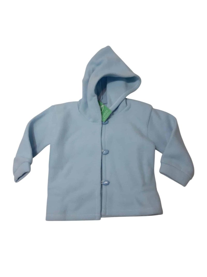 SACO POLAR CELESTE CAPUCHA T9M AP