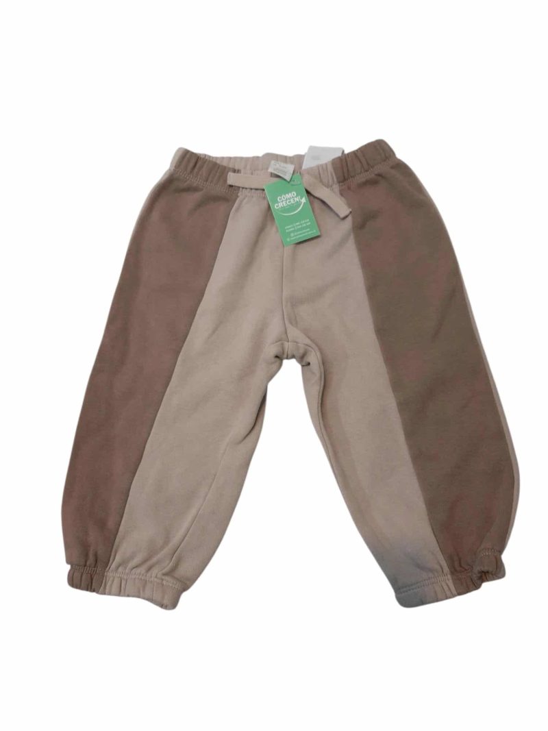 PANTALON ALG BEIGE DOS TONOS H&M 9/12M