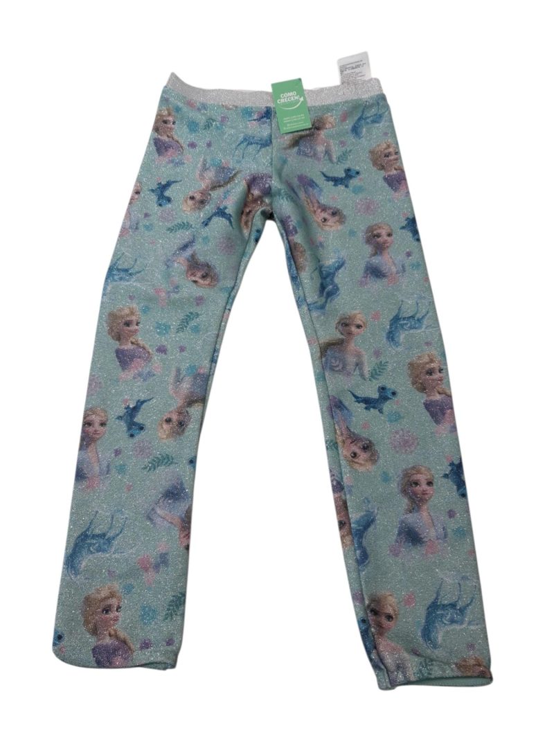 CALZA CELESTE FROZEN BRILLANTINA H&M T5/6