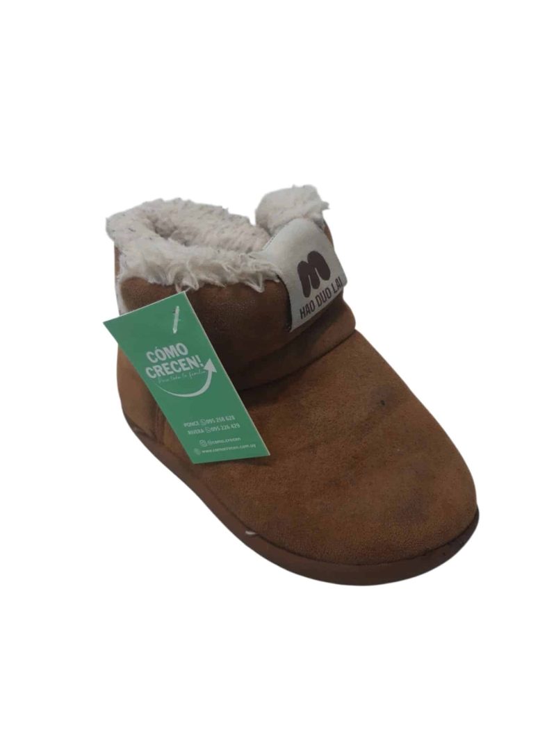 PANTUFLAS MARRONES PIEL HDL 861 ROCES DET PTA  T24AP