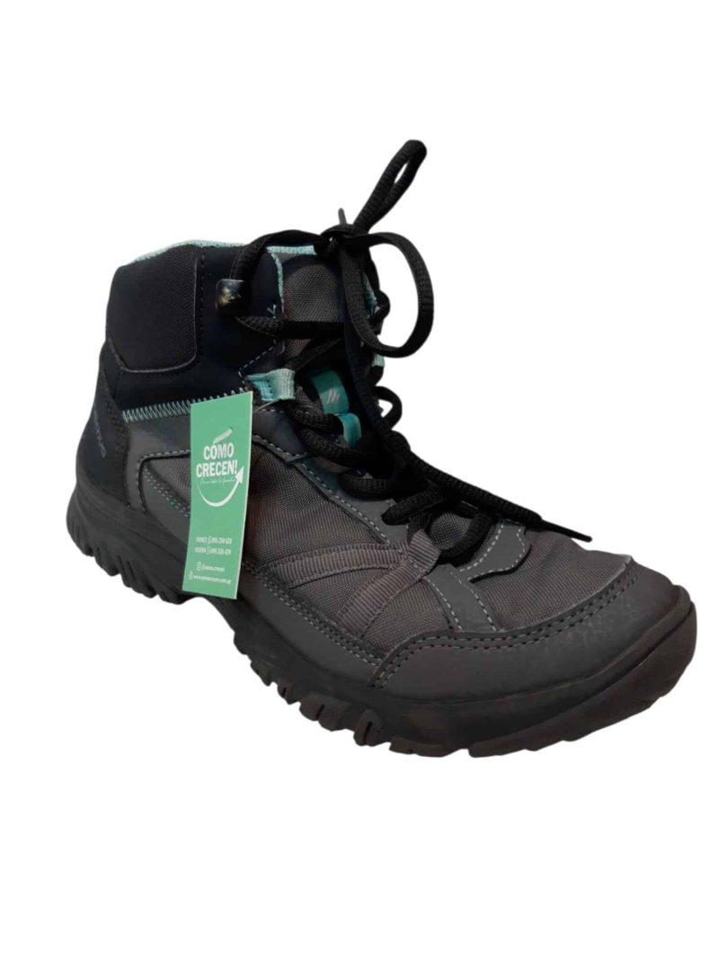 CHAMPION BOTITA GRIS CELESTE QUECHUA T34 BRASIL 36 EUROPA