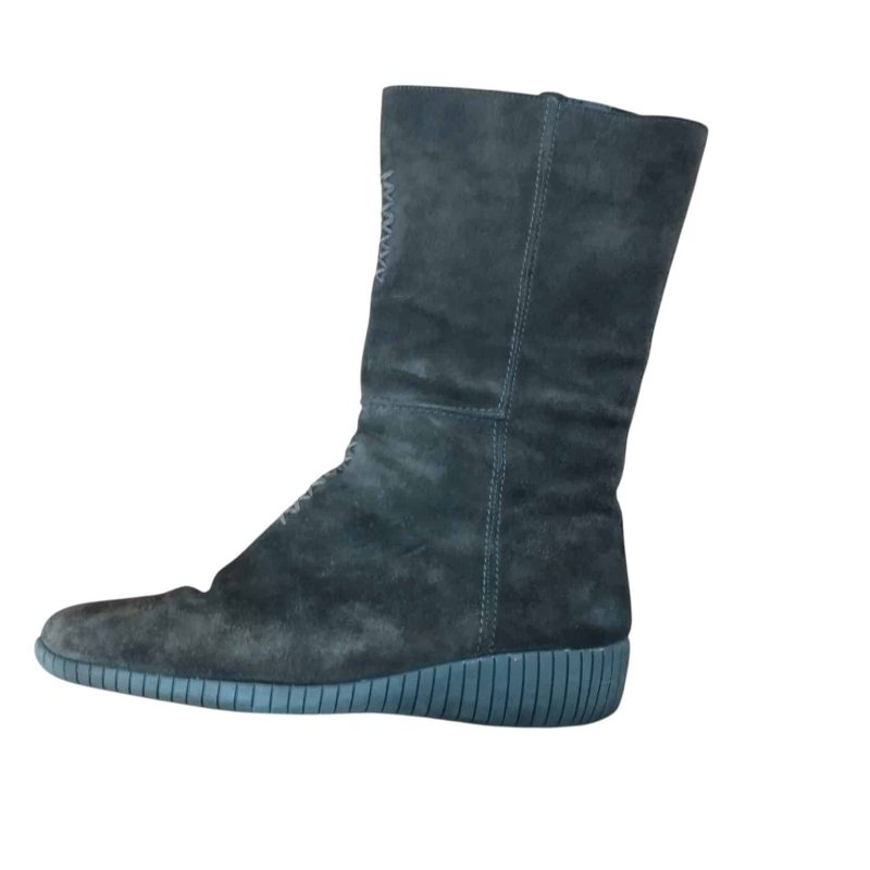BOTAS GAMUZA MARRON CAÑA ALTA PASQUALINI T37 AP - Imagen 2