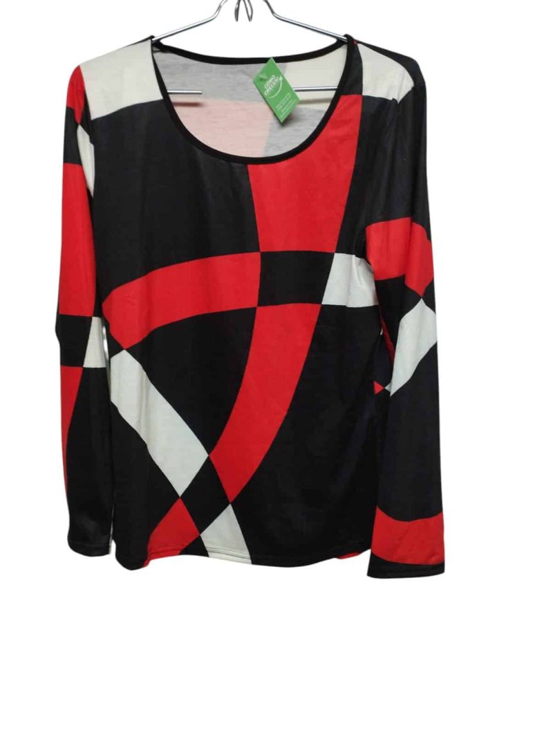 REMERA ROJA NEGRA BLANCA TM GRANDE
