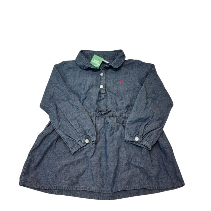 BLUSA JEAN CORAZON ROSADO CARTERS T3