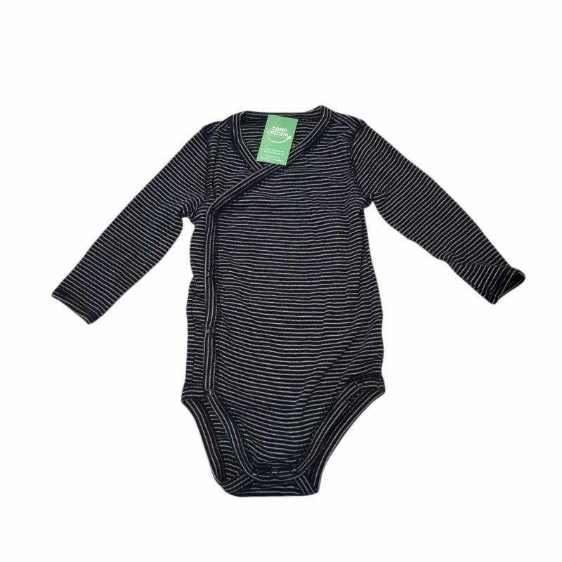 BODY CRUZADO AZUL RAYAS BLANCAS CARTERS T9M