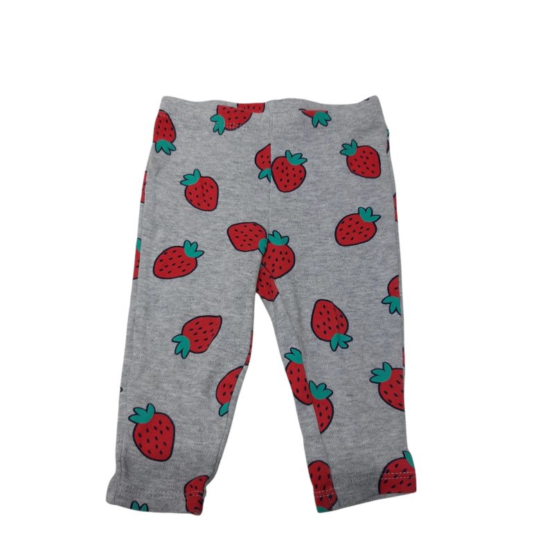 CALZA ALG GRIS FRUTILLAS ROJAS SM T0/3M AP