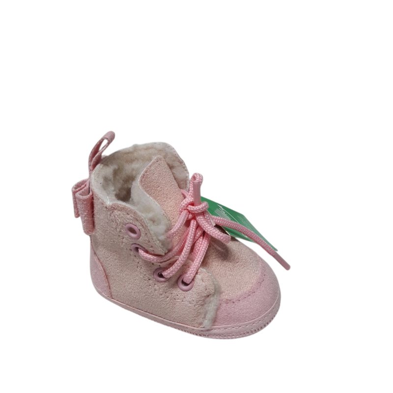BOTAS GAMUZA ROSA NO CAMINANTE GORDITOO T15