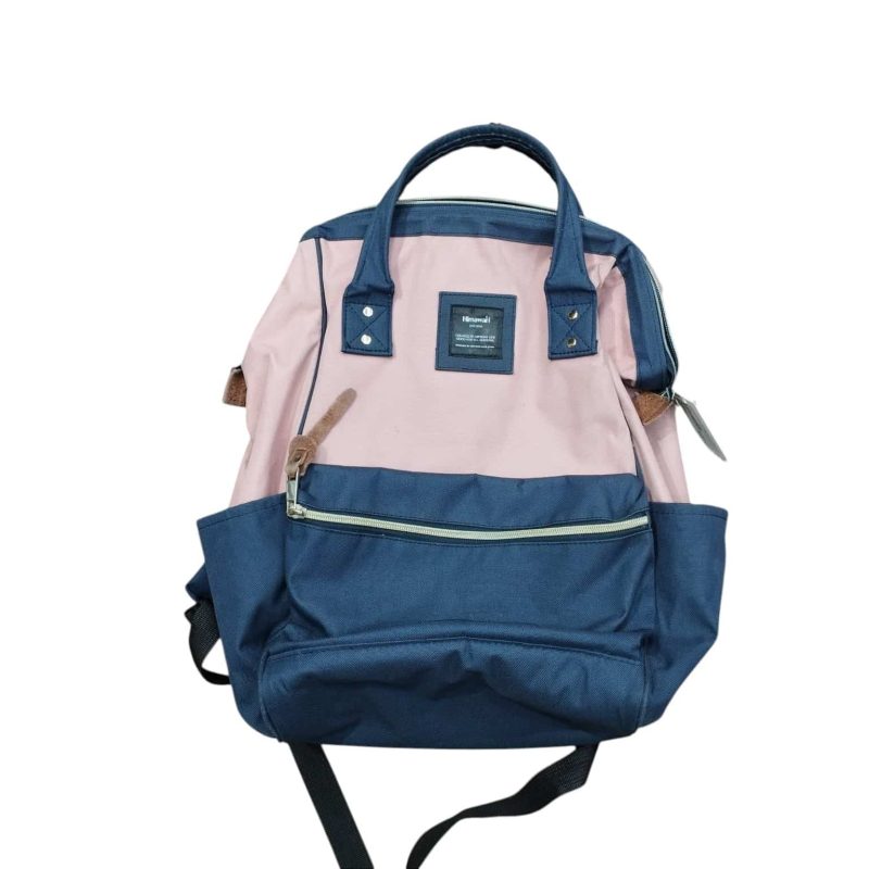 MOCHILA AZUL ROSADA CON MANIJAS HIMAWARI manch