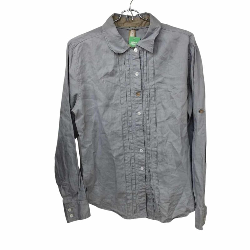 CAMISA LINO CELESTE TABLITAS RKF T L