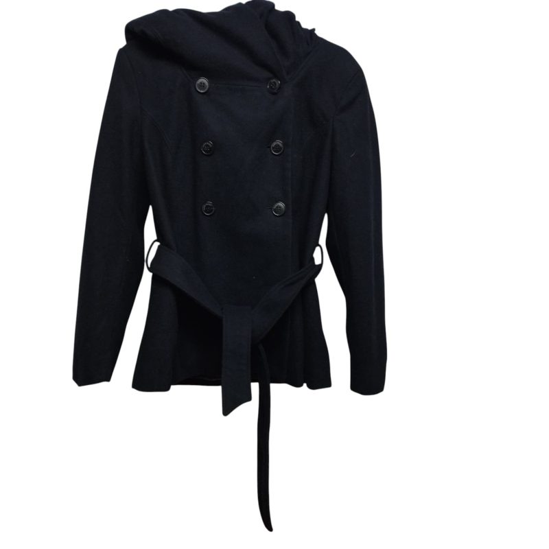 TAPADO PAÑO AZUL C CAPUCHA LAZO ZARA T XL