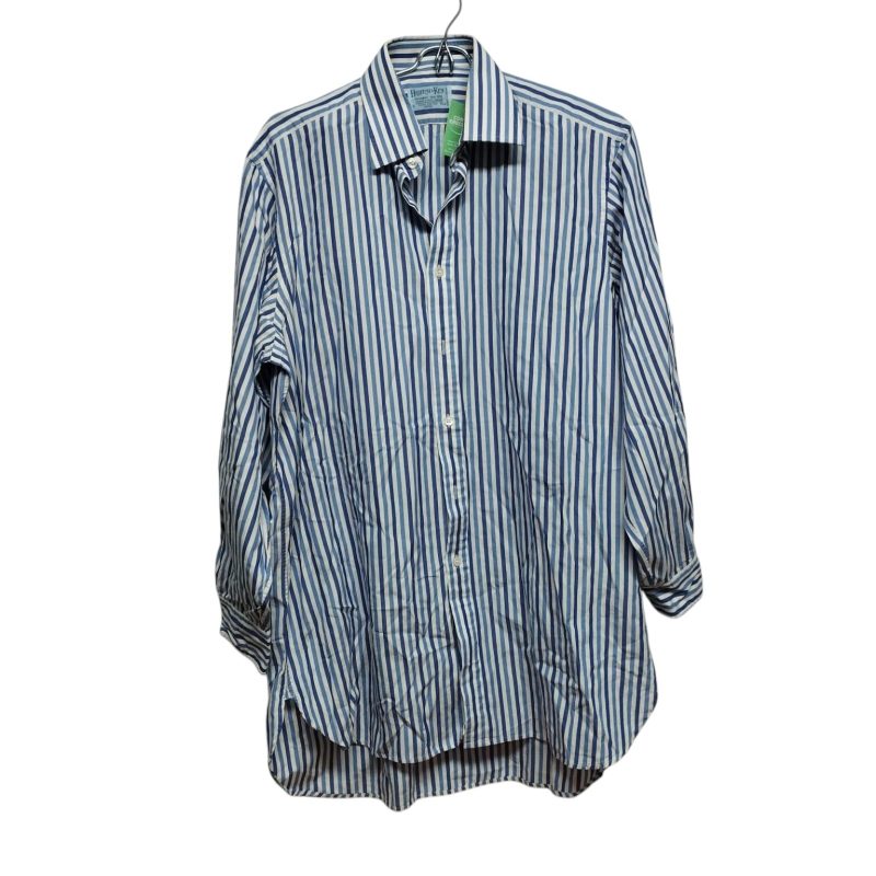 CAMISA LARGA RAYADA CELESTE BCA HILDICH TL APROX
