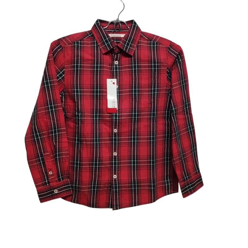 CAMISA CUADRILLE ROJA NEGRA MONOPROX T10 NUEVA