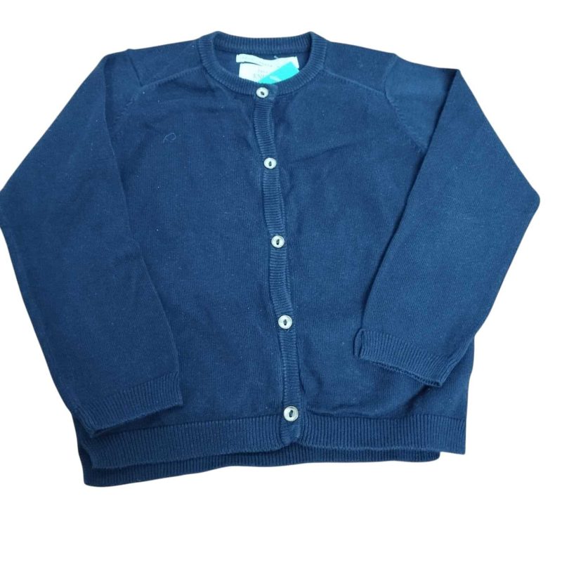 SACO AZUL BOTONES METAL ZARA T 4