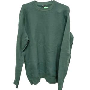 BUZO LANA VERDE CON RELIEVE H&M T XL