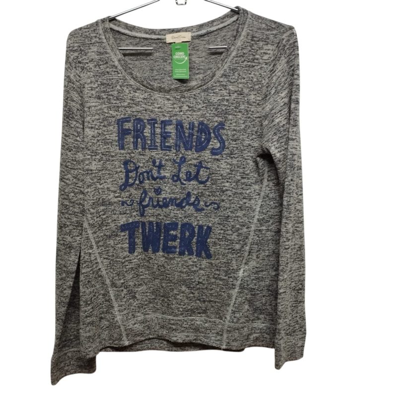 BUZO LANILLA GRIS AZUL FRIENDS DANIEL CASSIN T M