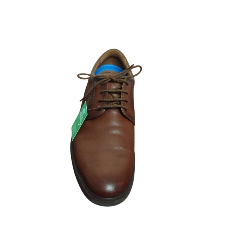 ZAPATO MARRON CON CORDONES CLARKS T 42 - Imagen 2