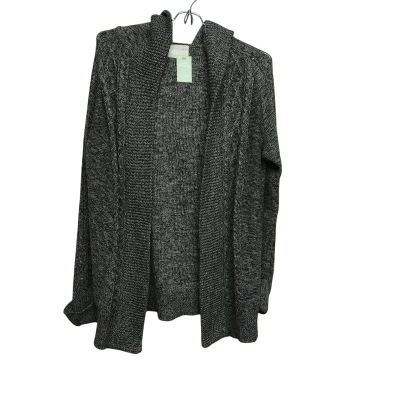 SACON LANA GRIS JASPEADO OCHOS CAPUCHA T L-XL