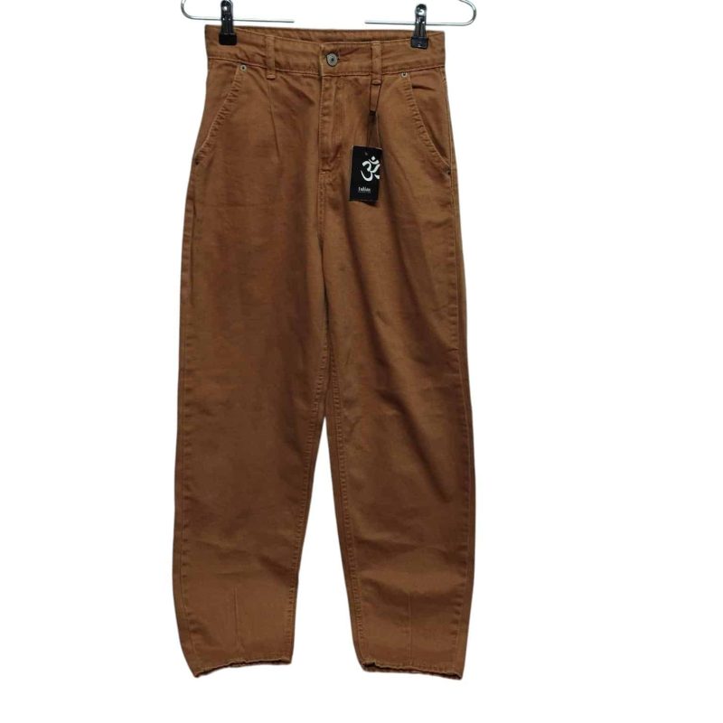JEAN MOM MARRON INDIAN T 36 NUEVO