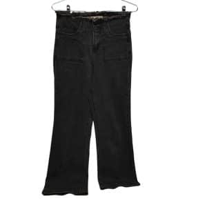 JEAN NEGRO ANCHO SIN PRETINA BOLSILLOS GRANDES ALLIE T 22 - S AP