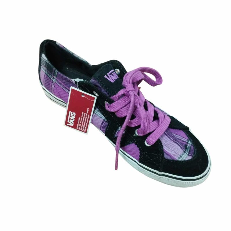 CHAMPIONES CUADRILLE VIOLETA NEGRO BCO VANS T 38 NUEVOS - Imagen 2