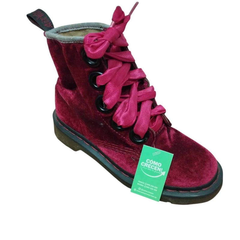 BORCEGOS PLUSH FUXIA DR MARTENS T36 CHAPITA RASP