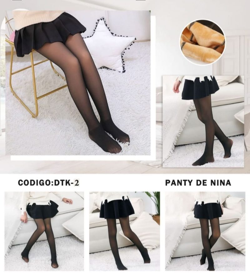 CAN CAN NEGRAS EFECTO PIEL NIÑA T4/6/8