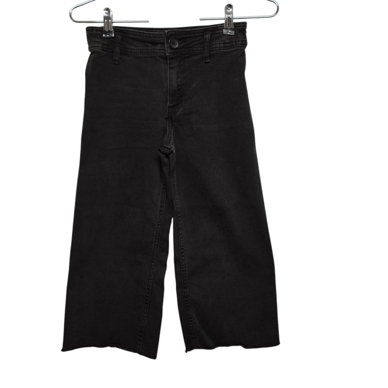JEAN ANCHO NEGRO ZARA T7