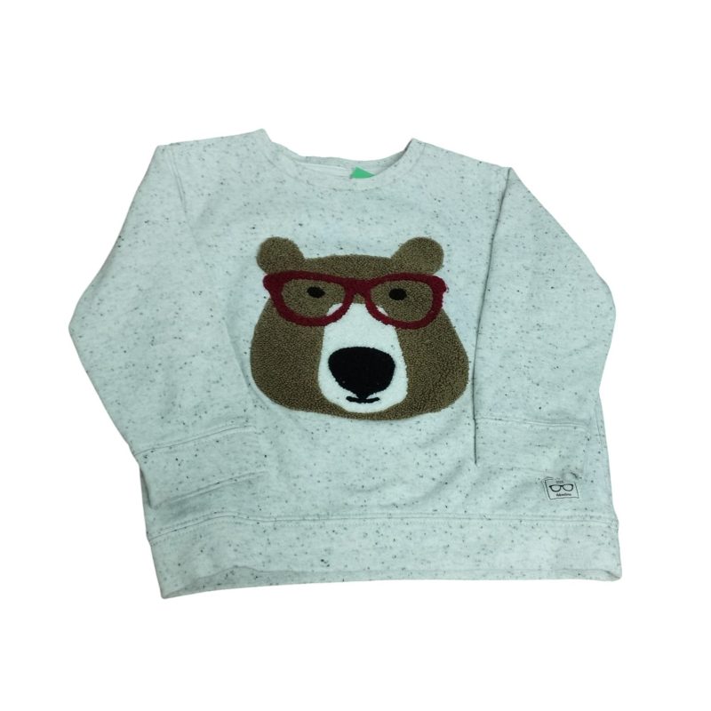 BUZO ALG GRIS PINTITAS OSO LENTES POIM T2 FRIZ