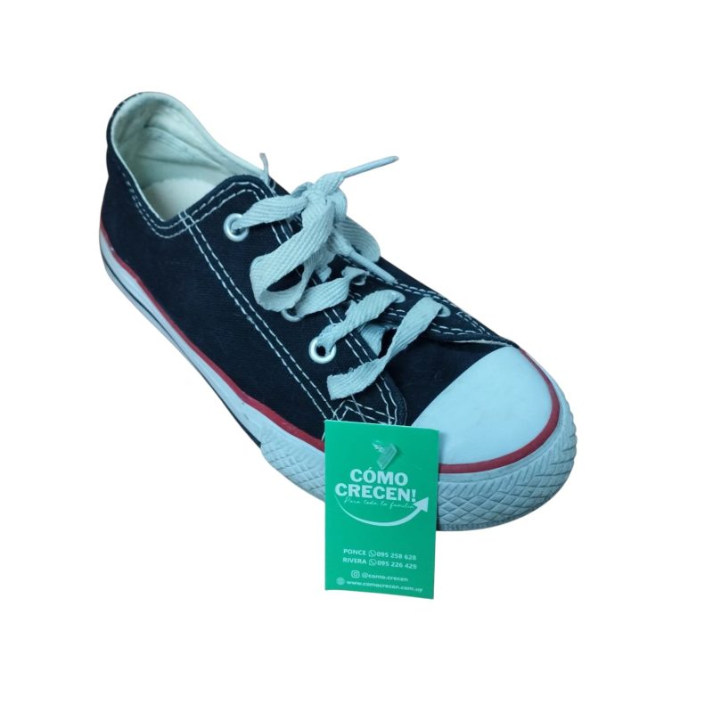 CHAMPIONES LONA NEGRO BCO ROJO CONVERSE T 32 BRASIL IMIT