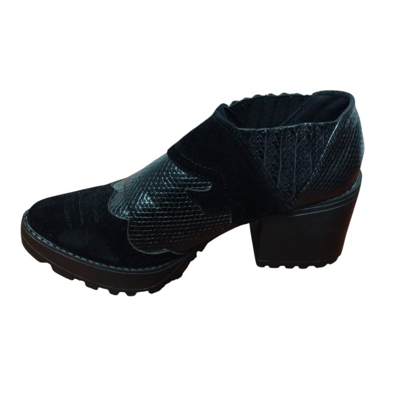 BOTIN NEGRO COMBINADO PLATAFORMA THOMAS TRENT T 38