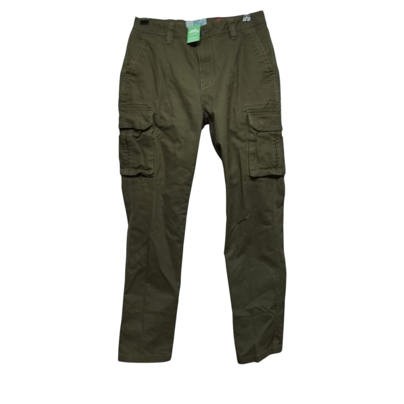 PANTALON GABARDINA VERDE CARGO LEGACY T40