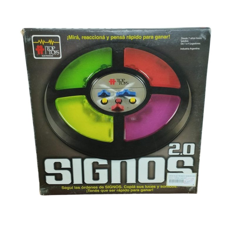 JUEGO ELECTRONICO SIGNOS LUCES Y SONIDO+ 7 AÑOS CAJA DET