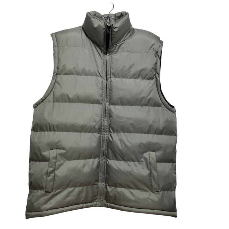 CHALECO INFLADO GRIS NEGRO OTHERSIDE TL