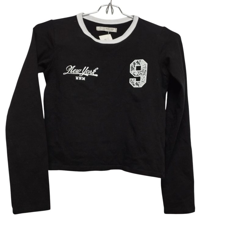 REMERA ALG NEGRO BCO NEW YORK 9 WANAMA T 14