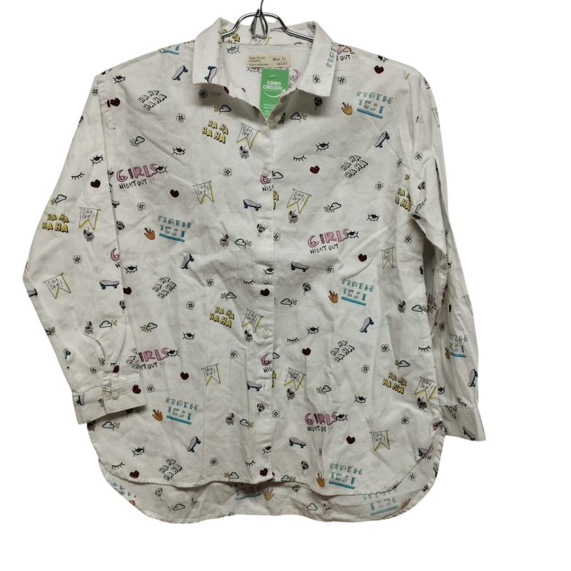 CAMISA BLANCA DISEÑOS VARIOS ZARA T 10