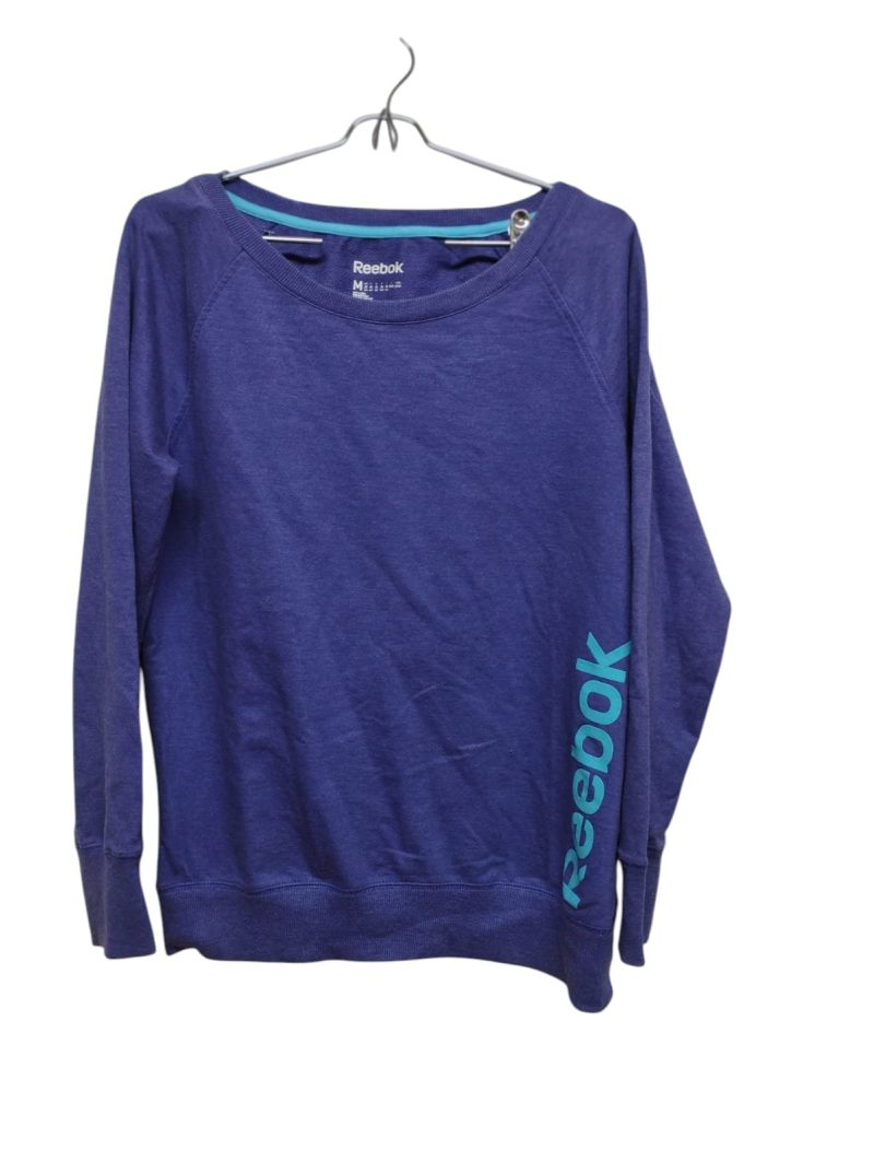 BUZO ALG SIN FELPA VIOLETA CELESTE REEBOK T M FR