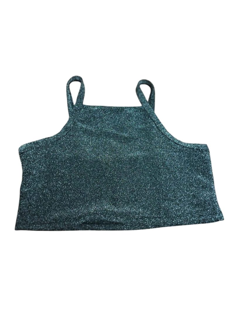 MUSCULOSA TOP NEGRA BRILLOS T 2- M AP
