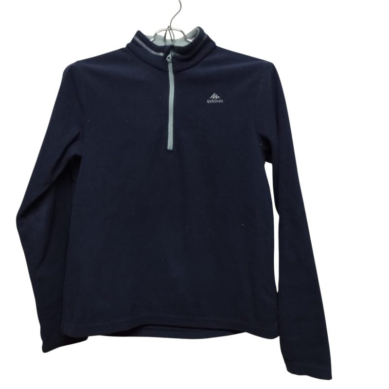 BUZO POLAR AZUL CELESTE MEDIO CIERRE QUECHUA T12/13 GT