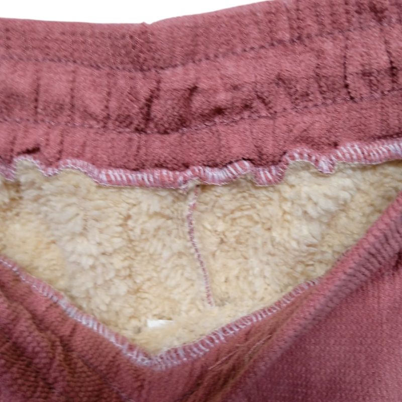 PANTALON DEPORTIVO CARGO CON PELUCHE POR DENTRO ROSADO TXL/XXL - Imagen 2