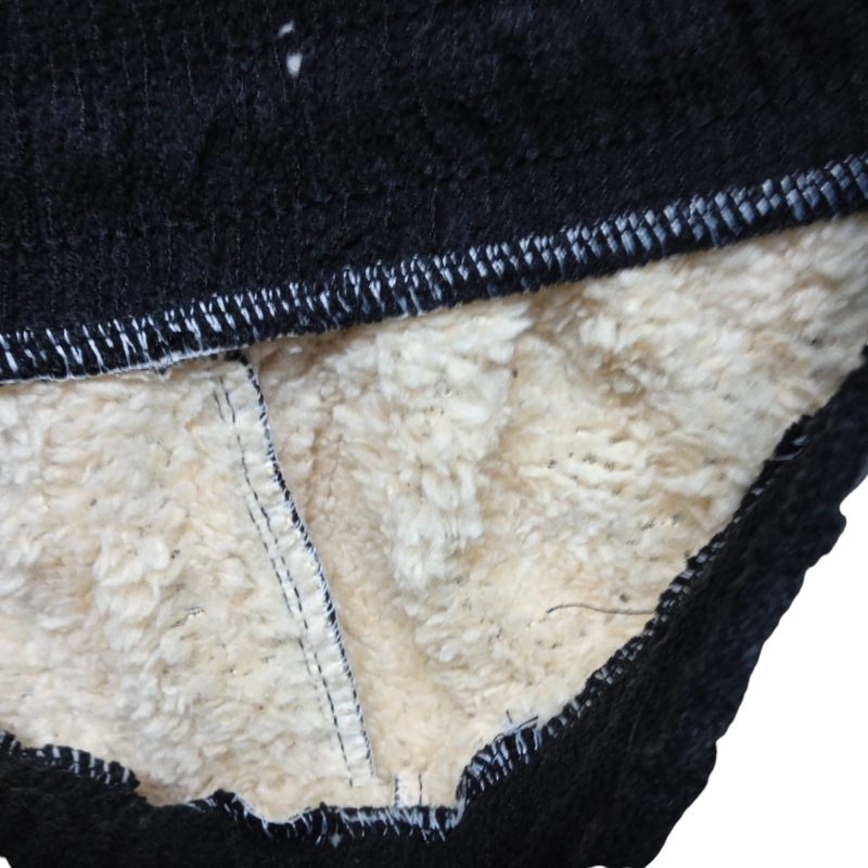 PANTALON DEPORTIVO CARGO CON PELUCHE POR DENTRO TL/XL NEGRO - Imagen 2