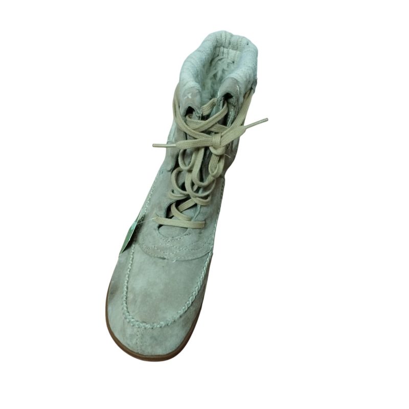 BOTA BAJA GAMUZA BEIGE BORDE LANA CATERPILLAR T 39 MANCHADA