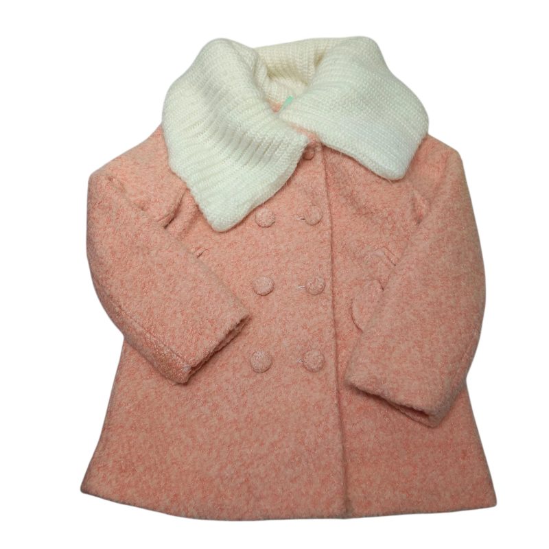 TAPADO ROSADO CUELLO LANA BLANCO XANIE 11 T6/8 AP