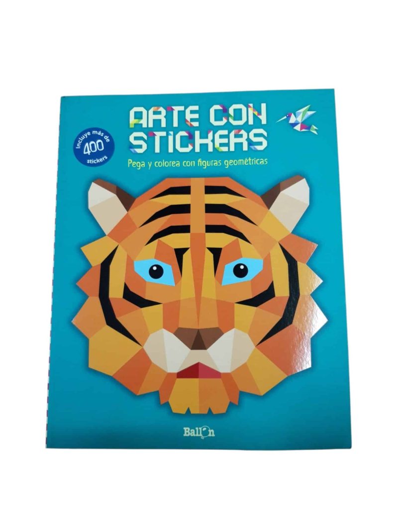 ARTE CON STICKERS PEGA Y COLOREA CON FIGURAS GEOMETRICAS