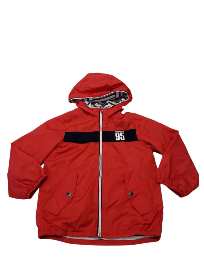 CAMPERA NYLON ROJO AZUL BCO INT ALG OSHKOSH T6