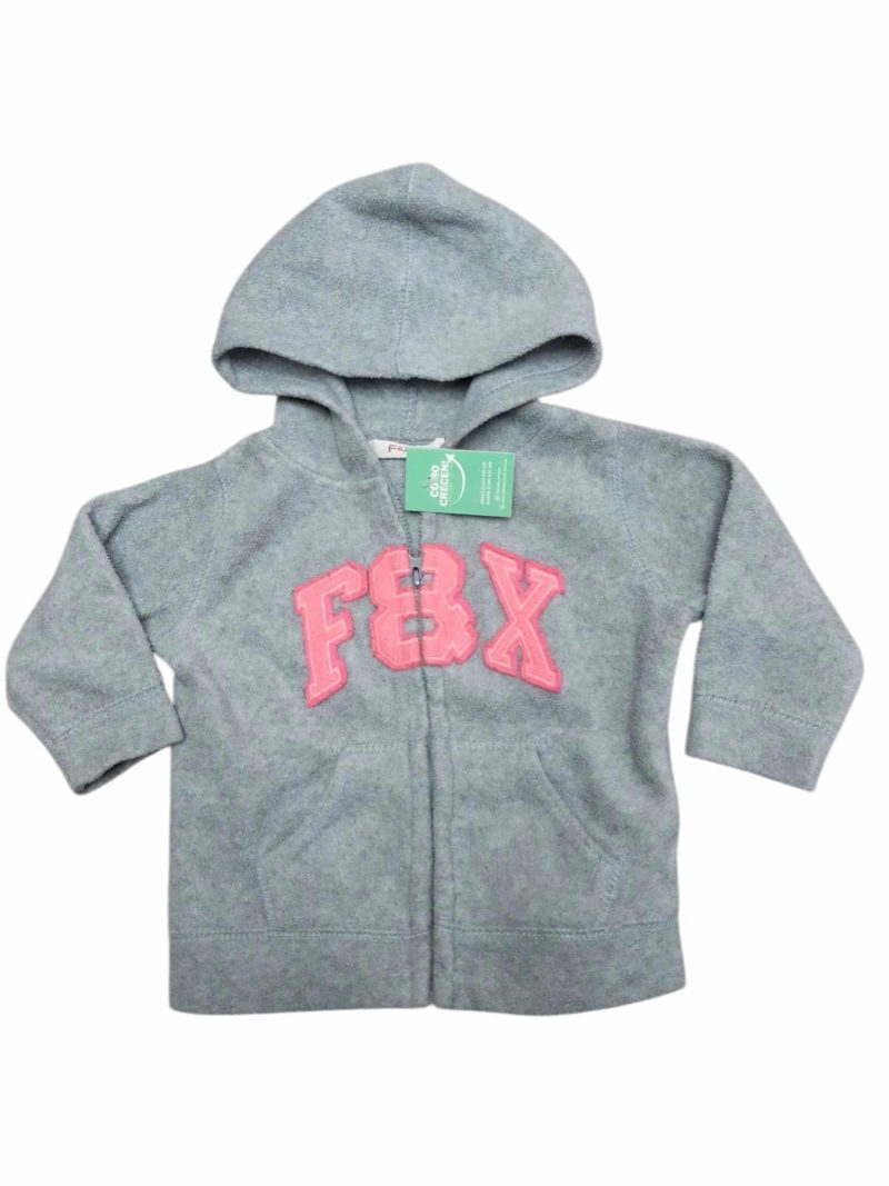 CAMPERA POLAR GRIS F&X ROSA T6/12 FR