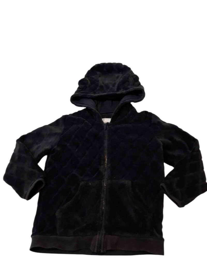 CAMPERA PELUDITA GRIS ROMBOS CAPUCHA OREJAS POIM T3