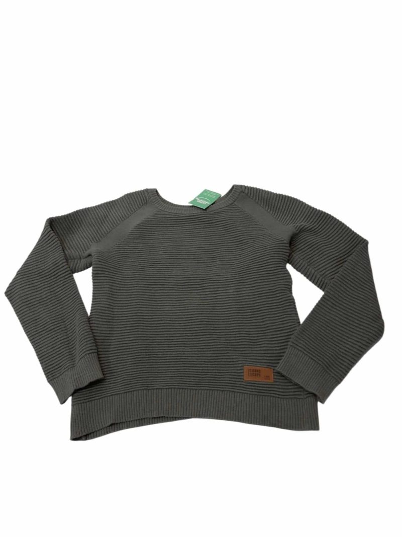 BUZO FUZARKA VERDE T5/6 COMO ACANALADO