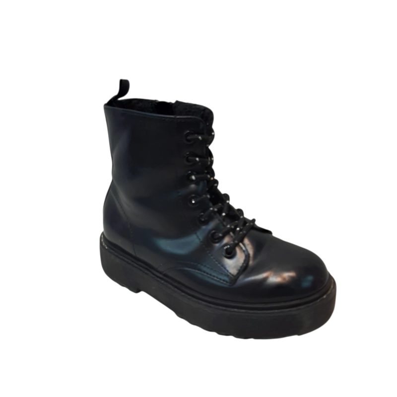 BOTAS NEGRAS CHAROL H&M T30 EUR